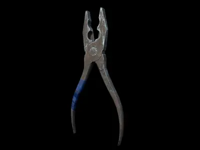 Pliers Low-poly 3D model shop