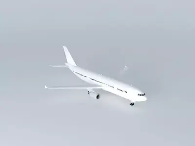 Template Airbus A300 600 REDUX Free 3D model
