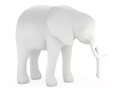 SIMPLE ELEPHANT 3D model