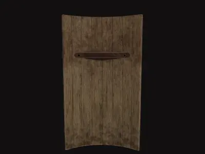 Medieval Shield V03 Low-poly 3D model