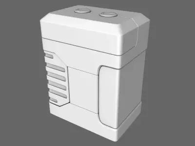 Sci-Fi Microfusion Cell 3D model