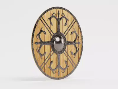 -Viking Shield V4- 3D model