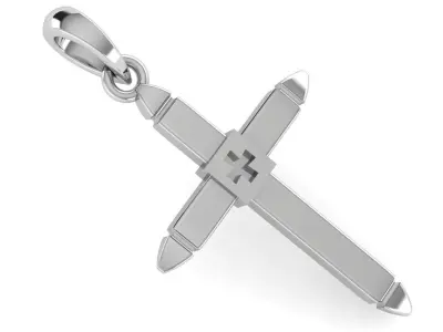 CROSS PENDANT CR182 3D print model