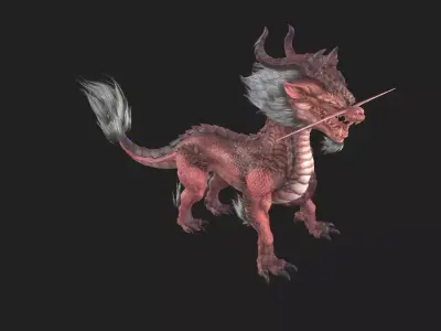 Dinosaur animation 3D model