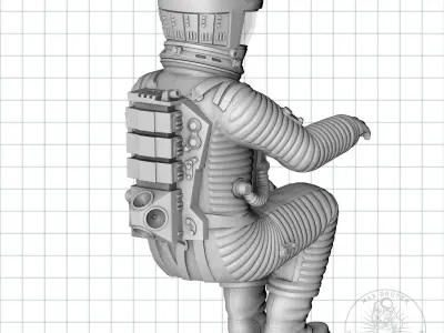 EVA Pod Pilot - 2001 A Space Odyssey  3D print model