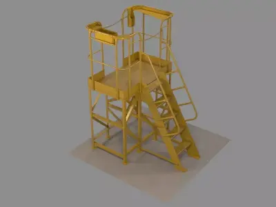 The technological platform mk 2 3D model