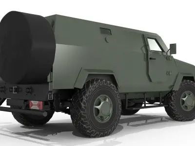 Military vehicle 3D model buy