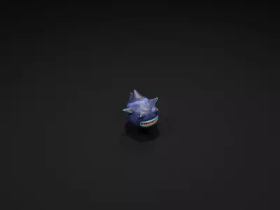 Boom Fish Free low-poly 3D model