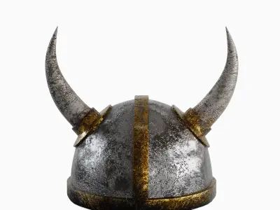 Viking Helmet 02 3D model