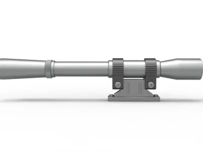 Scope for cosplay blaster 10 3D print model