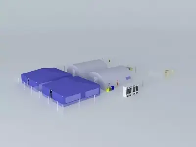 alamcen drilling and camp COMESA cargapozo perfo Free 3D model