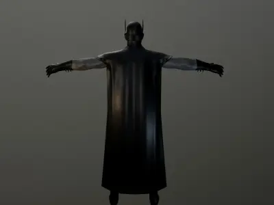 Batman 3d Model - Low-poly Free low-poly 3D model