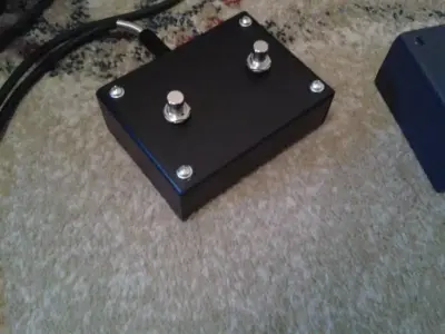 Footswitch plastic box with two switches Free 3D model