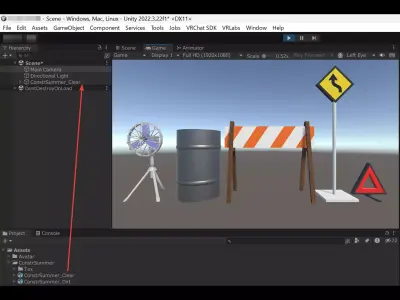 Summer Construction Props Pack - Free low-poly 3D model