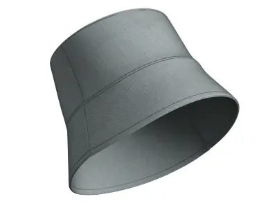 Vintage Cotton Bucket 3D model