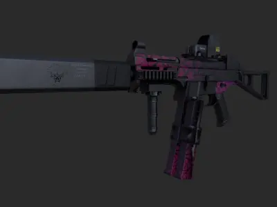 HK UMP Low-poly 3D model