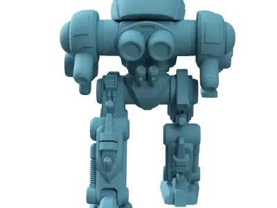 Xeno Mech Modular Miniature 3D print model
