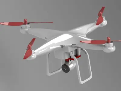 Quadcopter Drone 3D model shop