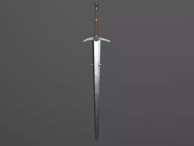 Sword Free low-poly 3D model get