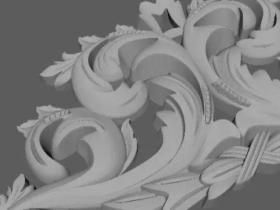 2 mirror 3d model for cnc machines 3D model