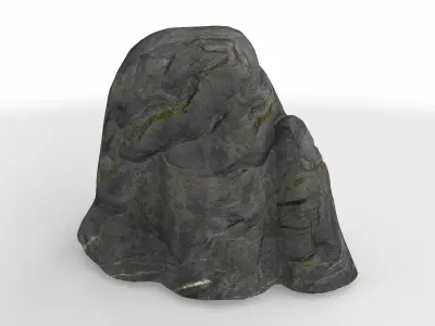  stylized large cavern 3D model