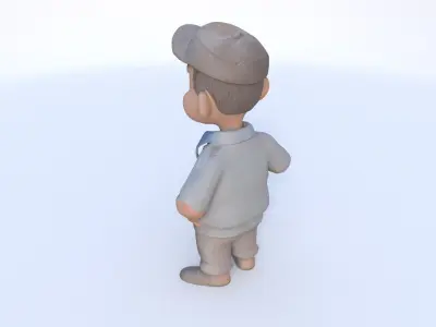 Sports Coach male 3D model
