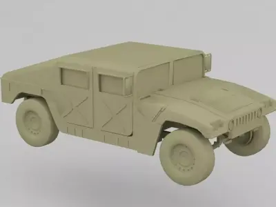 Humvee toy military vehicle 3D print model