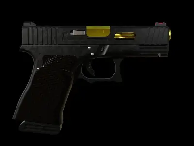 Glock Realistic 3D Free low-poly 3D model