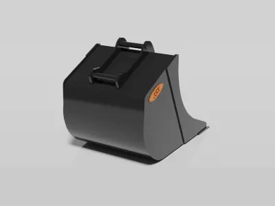 JST Nordic Line 20-25 Ton Wide Sewerage Bucket Low-poly 3D model