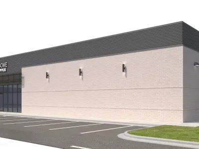 Retail-122 Retail Store A 3D model