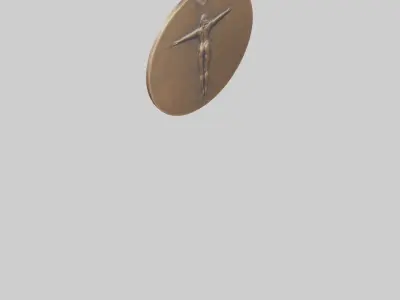 Bronze Medal for Courage model 3D model
