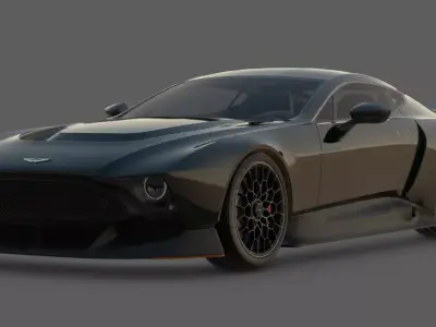 2020 Aston Martin Victor 3D Model  One-of-One V12 Masterpiece 3D model