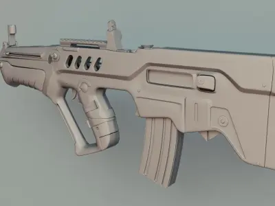 Tar 21 Low-poly 3D model