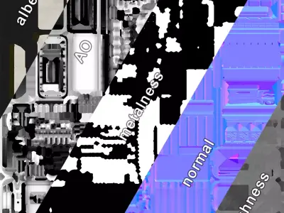 Klas Voyager 8 Transit Case Low-poly 3D model