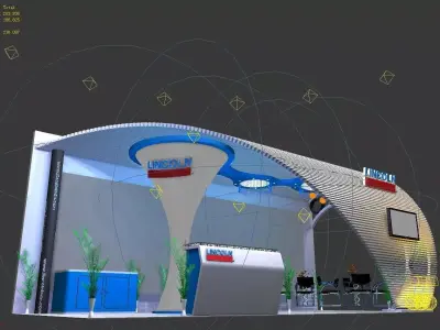 Exhibition - Area -3X7-3DMAX8-25 3D model