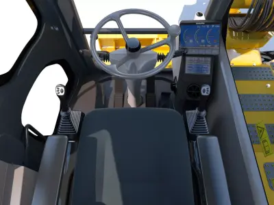 Komatsu PW118MR-8 Midi - Excavator 3D model