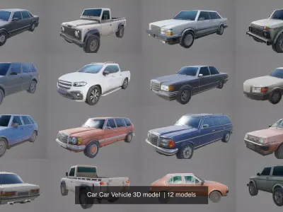 Car Car Vehicle 3D model  3D Model Pack