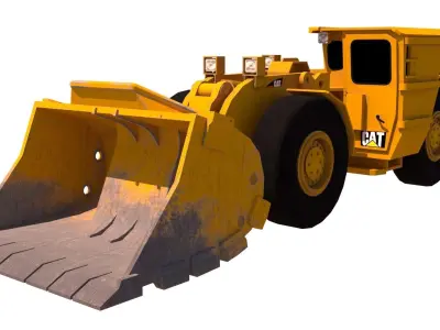 ScoopCAT R1300G Low-poly 3D model