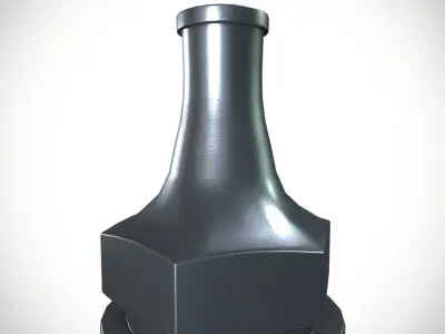 Nozzle Low-poly 3D model