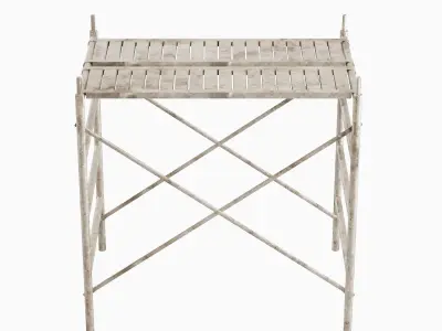 Metal Scaffolding Construction 07 Low-poly 3D model
