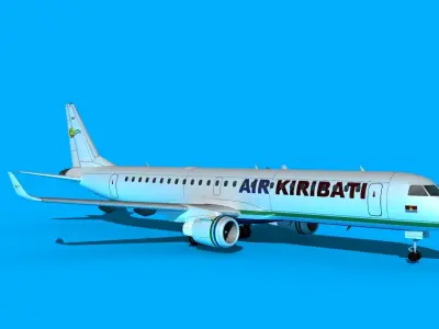 Embraer Emb-190 Air Kiribati 3D model