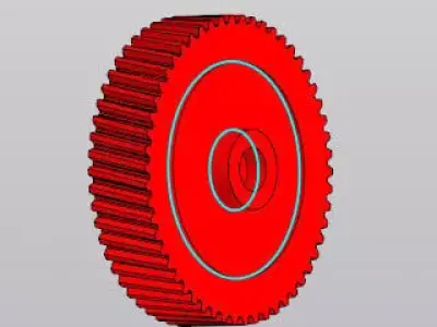 Small Spur Gear - Appliance Replacement Part 3D model