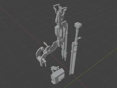 Soviet MG DHSK 3D Printable Model 1 35 3D print model