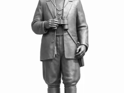 Historical Military Officer  3D print model