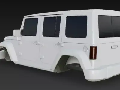 jeep body  3D model