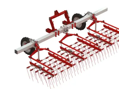 WG 0009 - Flex harrow 450 3D model