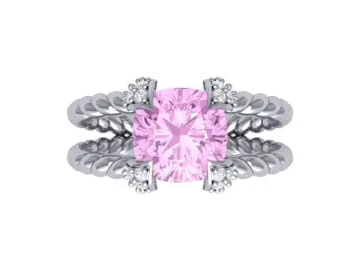 Infinity Wedding Ring 3D print model get
