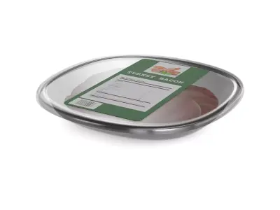 Dried meats Turkey Bacon 3D model