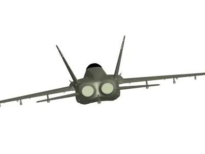 McDonnell Douglas F A-18 Hornet 3D model