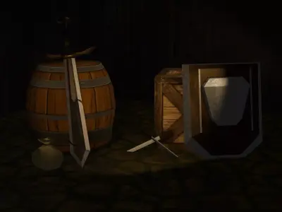 Advanture Item Low-poly 3D model